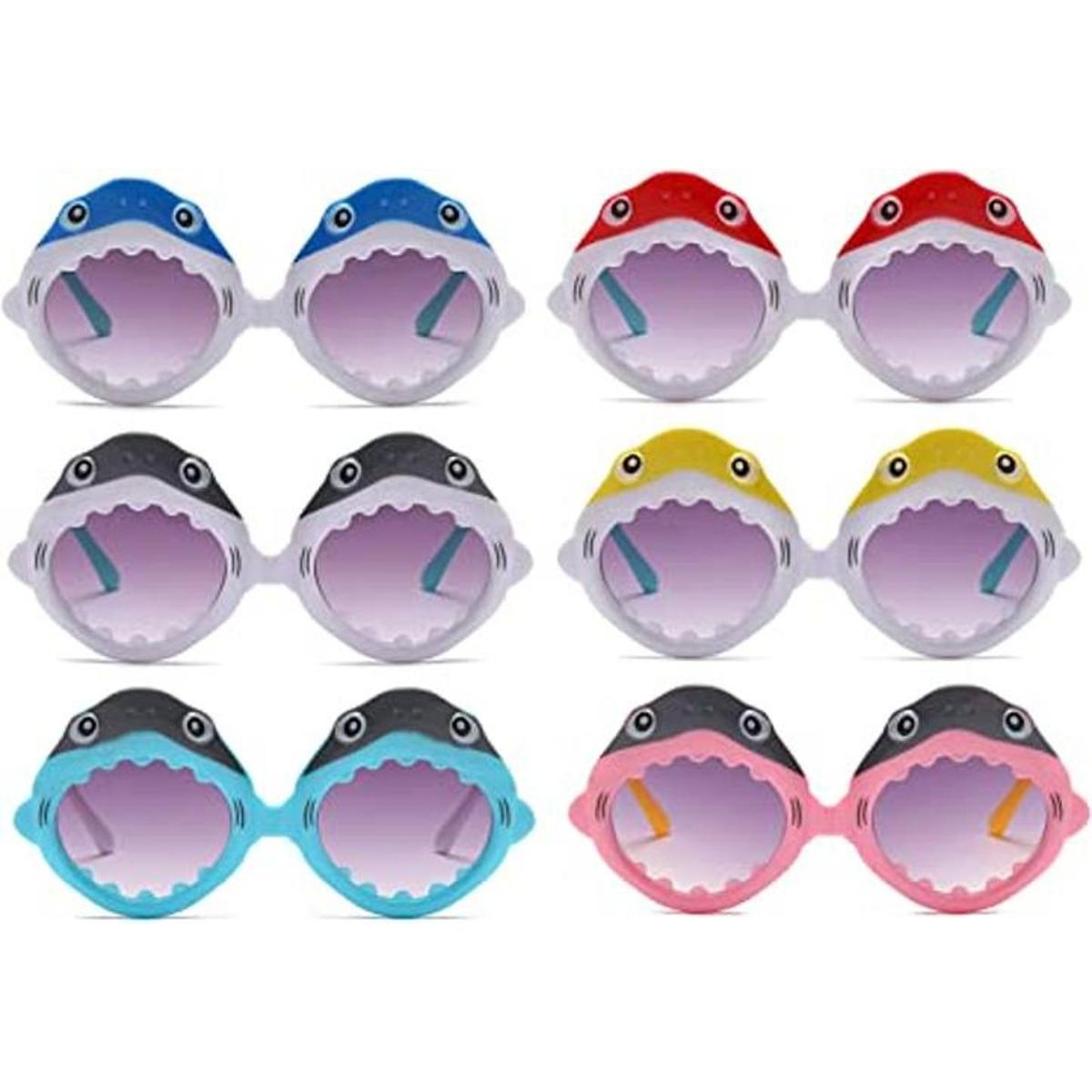Gafas de sol para niños pequeños con forma de tiburón