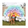 Globos pastel 5 pulgadas 200 mini globos arco iris_3