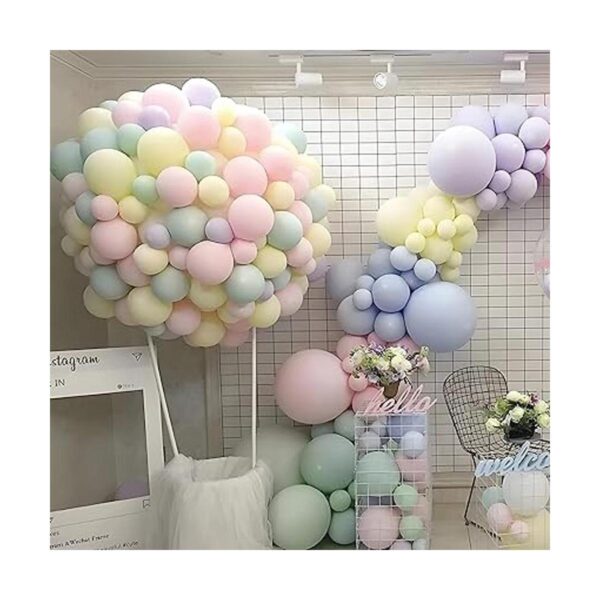 Globos pastel 5 pulgadas 200 mini globos arco iris_4