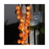 Goothy Guirnalda de luces de farol de calabaza de_4