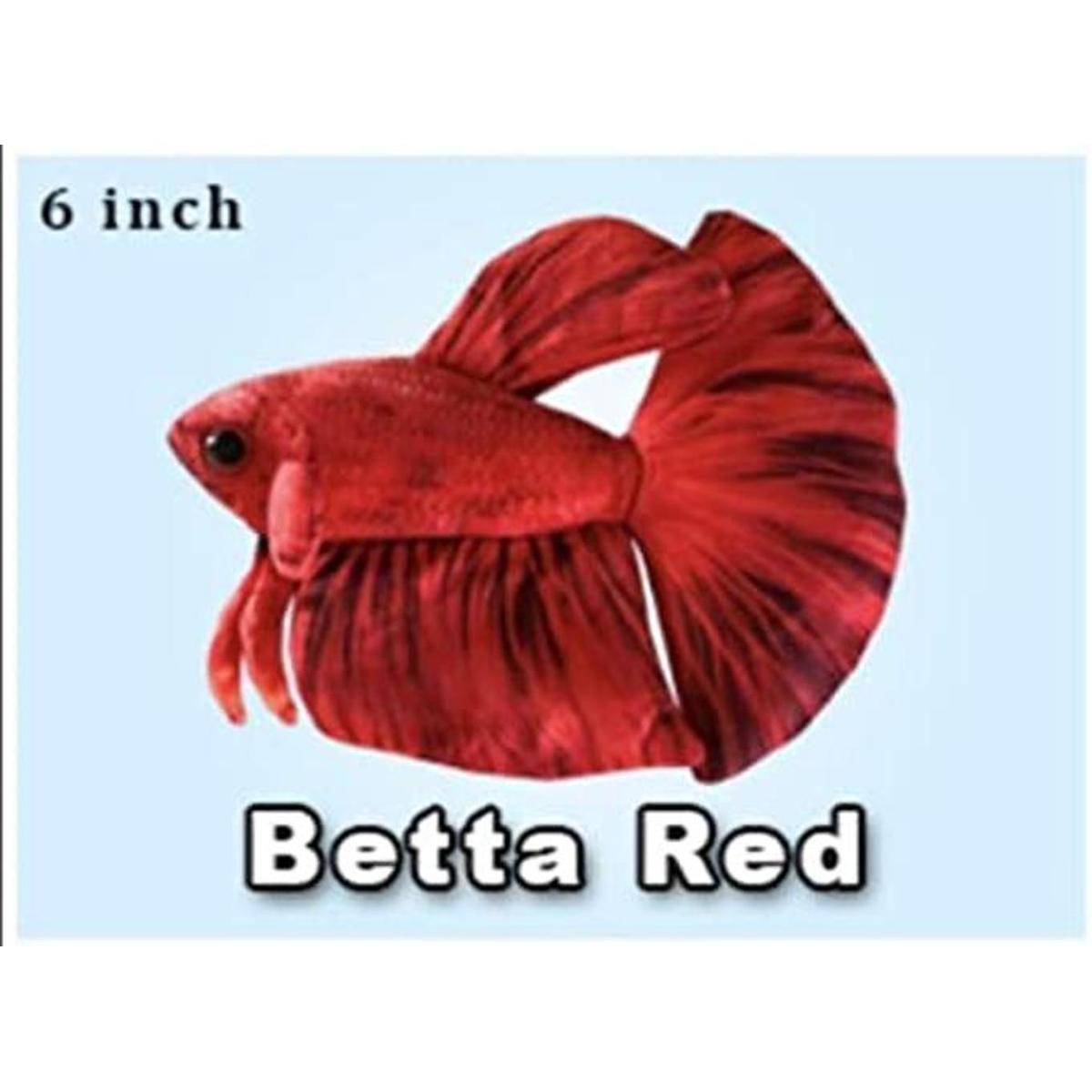 GreenPleco Peluche de Betta color rojo