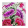 Gran bordado de peonía flor apliques Cheongsametapa ropa_3