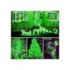 Guirnalda de luces solares de Navidad verdes para el día