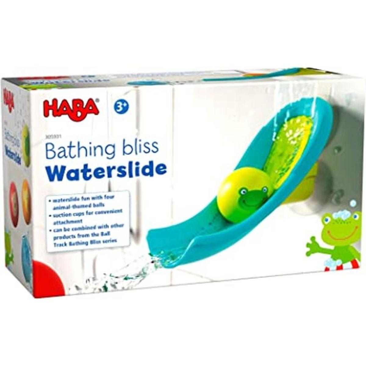 HABA Bola de bañera Bañera Bliss Waterslide con 4 bolas