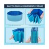 HAICHEN TEC Piscina plegable para baño y refrigeración de