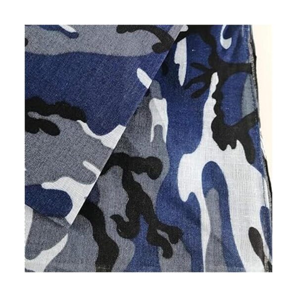 HANGNUO Juego de 9 bandanas de camuflaje de algodón para_3