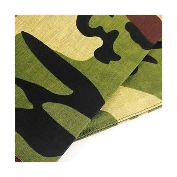 HANGNUO Juego de 9 bandanas de camuflaje de algodón para_2