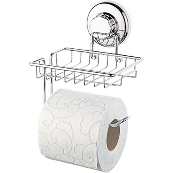 HASKO Accessories Soporte de papel higiénico con ventosa