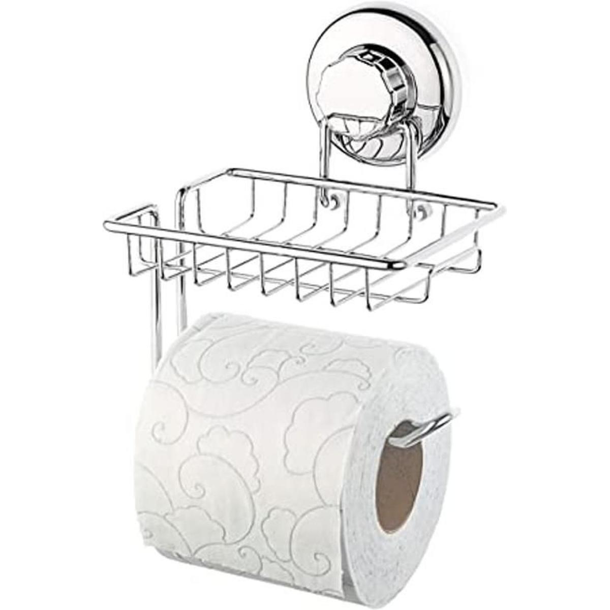 HASKO Accessories Soporte de papel higiénico con ventosa