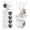 HASKO Accessories Soporte de papel higiénico con ventosa