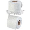 HASKO Accessories Soporte de papel higiénico con ventosa