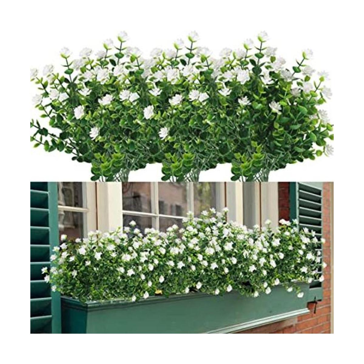 HAPLIA 6 paquetes de flores artificiales vegetación