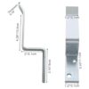 HOME MASTER HARDWARE Topes de puerta resistentes para_3