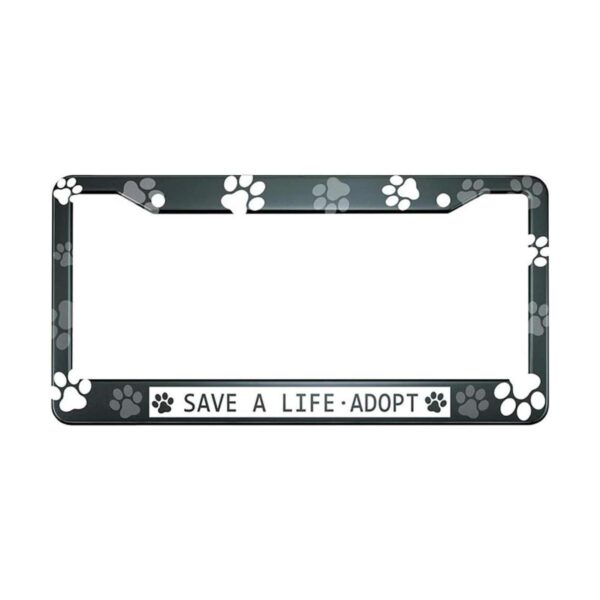 HOSNYE Save A Life Adopt Marco de placa de matrícula en_1
