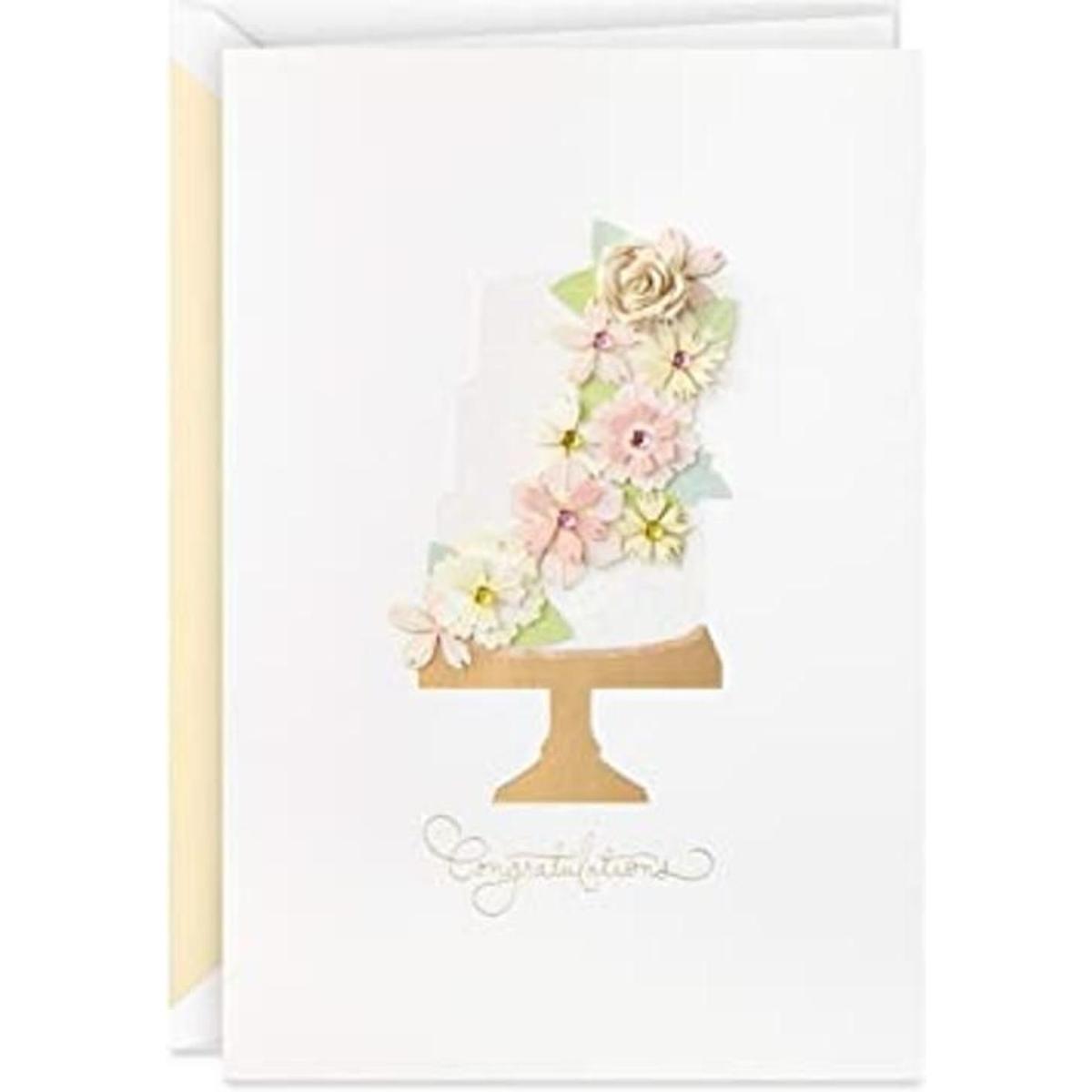 Hallmark Tarjeta de boda exclusiva solo el principio