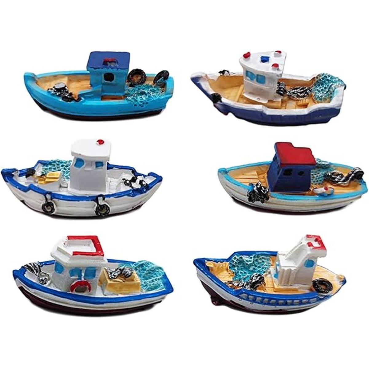 HYSTYLE 6 piezas de estilo mediterráneo en miniatura para