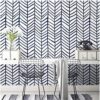 HaokHome 960202 Modern Stripe Peel and Stick Wallpaper for_1