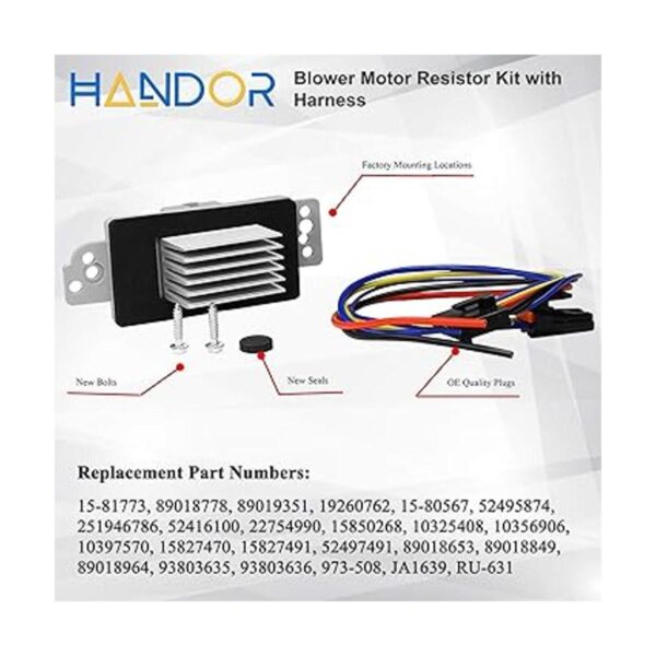 Handor Kit completo de resistencia para motor de_3