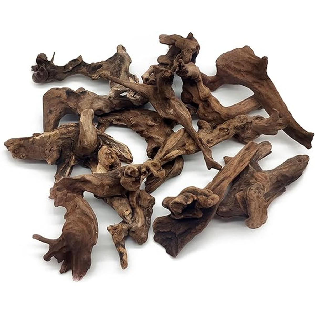 Hamiledyi 10 piezas de madera natural para acuario ramas