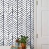 HaokHome 960202 Modern Stripe Peel and Stick Wallpaper for_4
