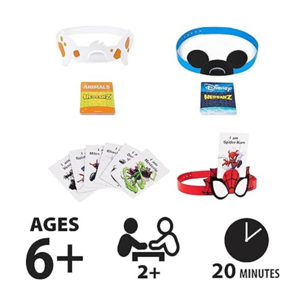 Hedbanz paquete de juegos de mesa de adivinanzas con