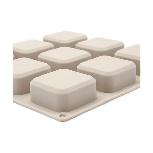 Hedume Paquete de 4 moldes de jabón de silicona molde de_4
