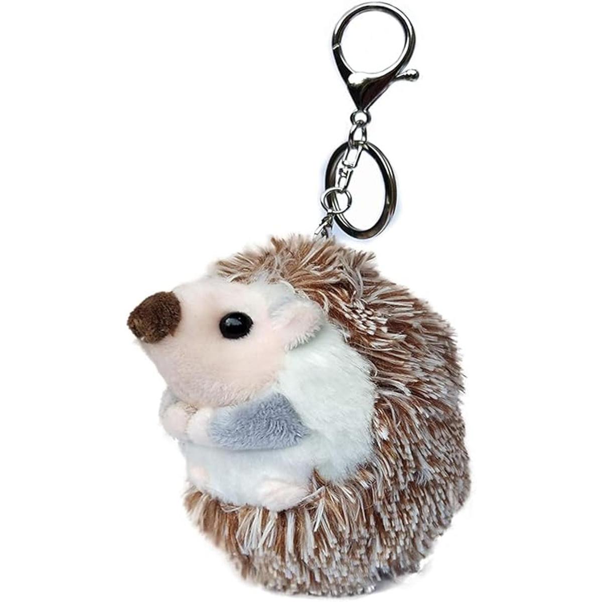 Hedgehog Llavero de peluche de animales de peluche