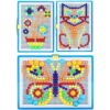 HenMerry Creativo hongo uñas mosaico Pegboard niños