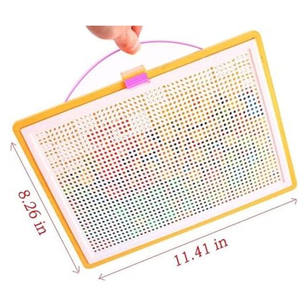 HenMerry Creativo hongo uñas mosaico Pegboard niños