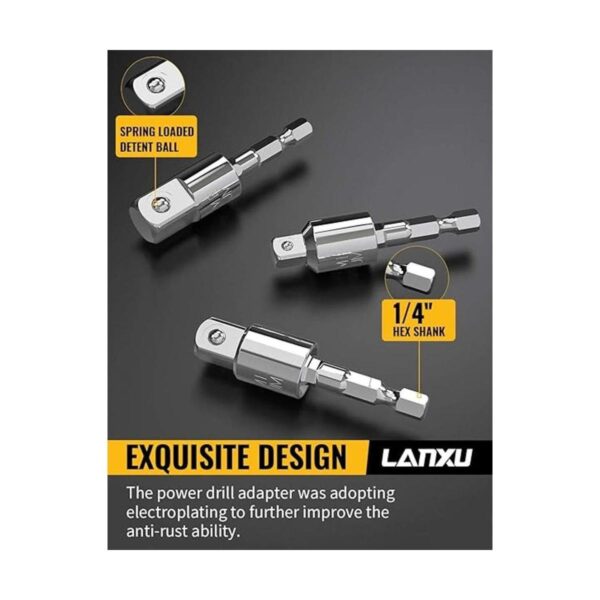 Herramienta de regalo para hombre juego de adaptador de 3_4
