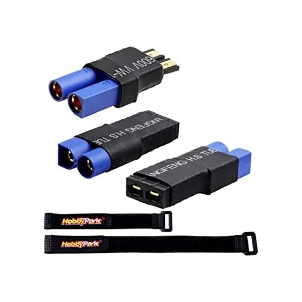 HobbyPark Conector adaptador de batería RC para enchufes