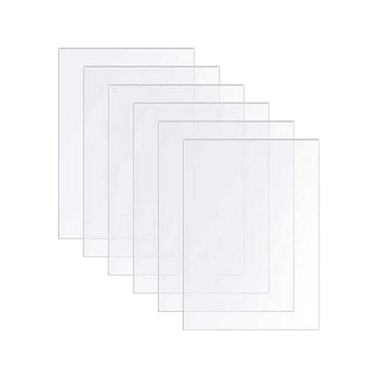 Hojas acrílicas transparentes de vidrio para pintar panel