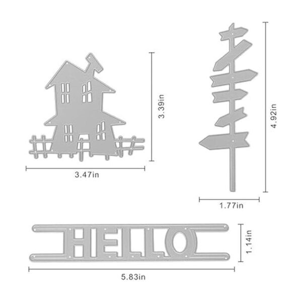 Hola House Moldes de plantillas de metal para troqueles_2