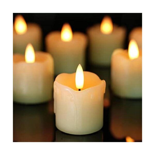 Homemory Velas votivas sin llama con temporizador de_1