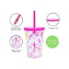 Home Tune Vaso de agua para niños de 16 onzas paquete de_2