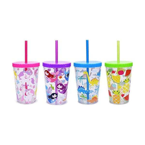 Home Tune Vaso de agua para niños de 16 onzas paquete de_1
