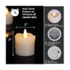 Homemory Velas votivas sin llama con temporizador de_2