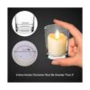Homemory Velas votivas sin llama con temporizador de_3