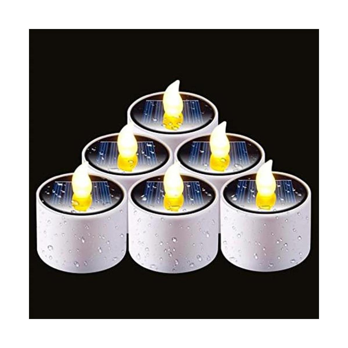 Homemory Velas solares impermeables para exteriores