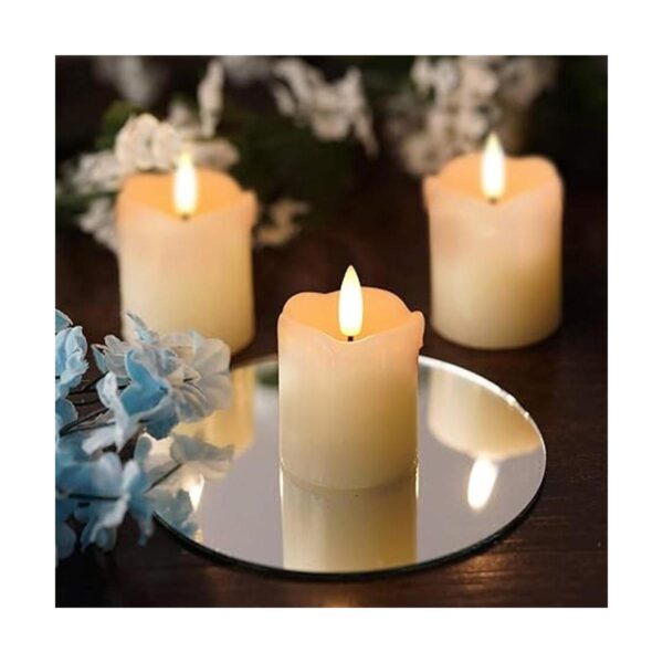 Homemory Velas votivas sin llama con temporizador de_4