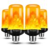 Hompavo Bombilla LED de llama bombillas con 4 modos de_1