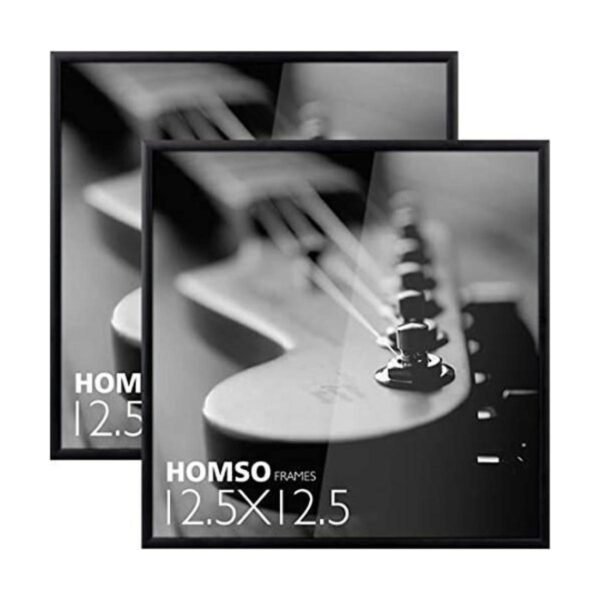 Homso Marco de álbum de música negro marcos de 12.5 x