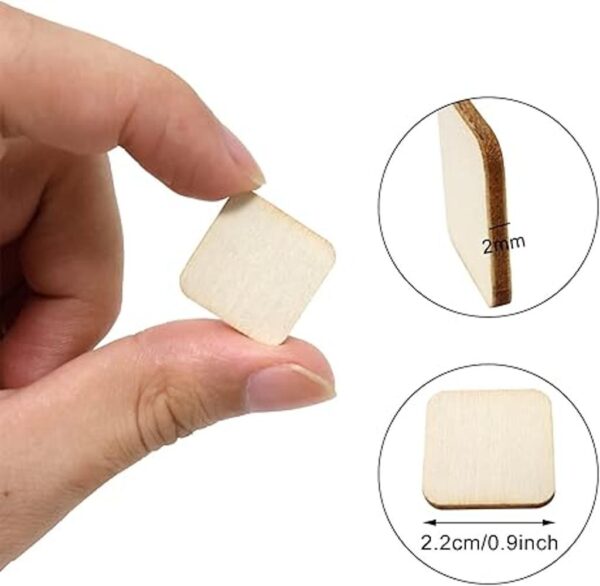 Honbay 200 piezas de 0.9 in0.9 pulgadas en forma cuadrada_2