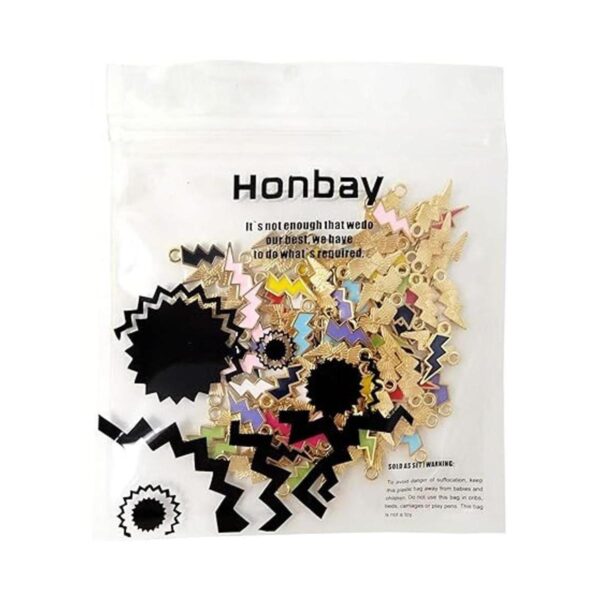 Honbay 100 colgantes de aleación de zinc con forma de_6
