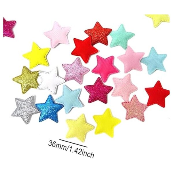 Honbay 100 piezas de parches con forma de estrella con_2