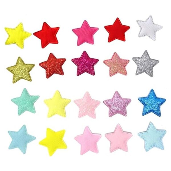 Honbay 100 piezas de parches con forma de estrella con_4