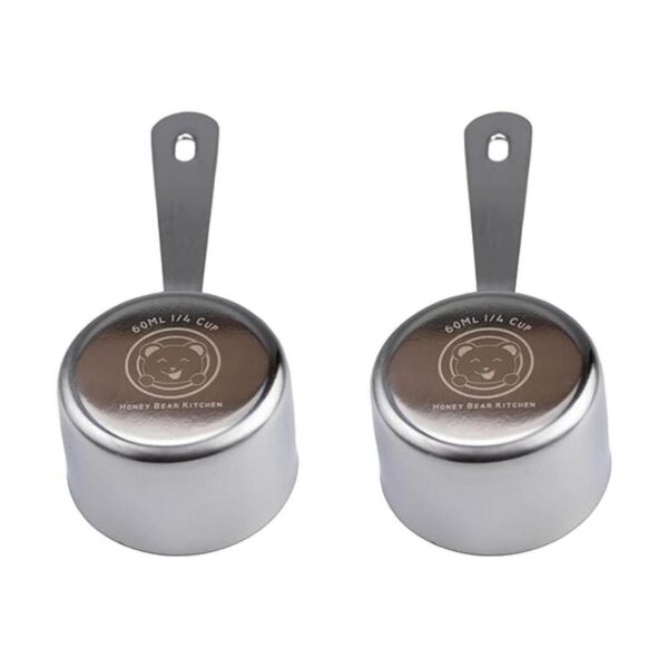 Honey Bear Kitchen 14 taza de 2.0 fl oz de acero_1