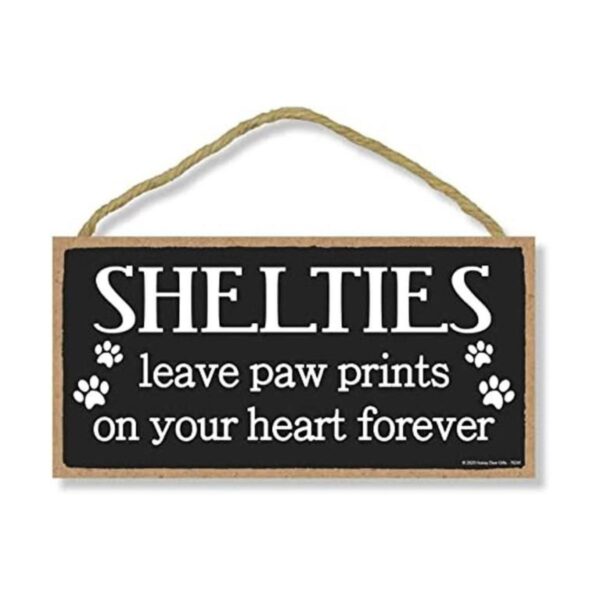 Honey Dew Gifts Cartel decorativo de madera con texto en_1