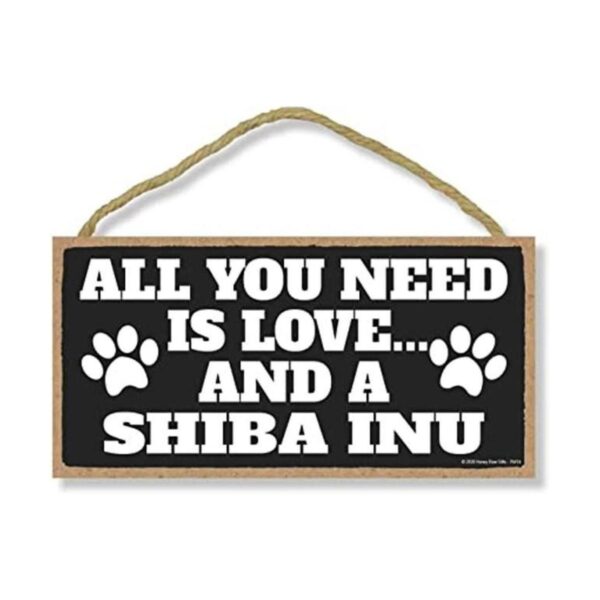 Honey Dew Gifts All You Need is Love and a Shiba Inu_1