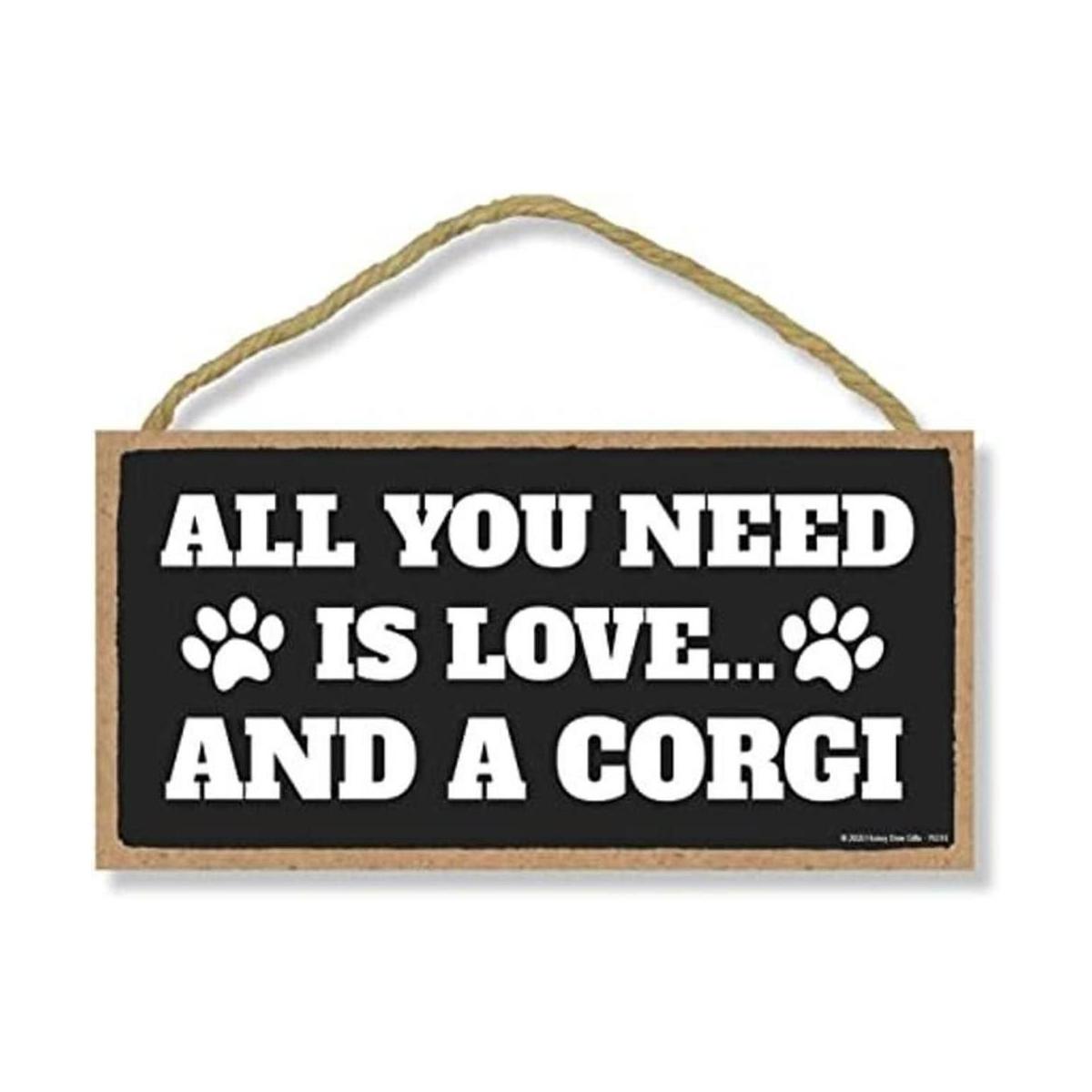 Honey Rocío Regalos All You Need is Love and a Corgi